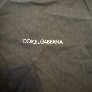 Dolce & Gabana black duster bag Made in Italy
